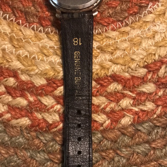 Meow Cat Watch Face - genuine buffalo watch band - Picture 12 of 14